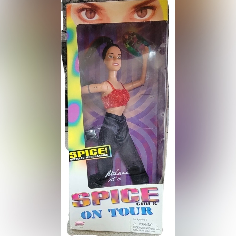 1998 Spice Girls On Tour SPORTY SPICE Doll MELANIE C Galoob Figure NIB